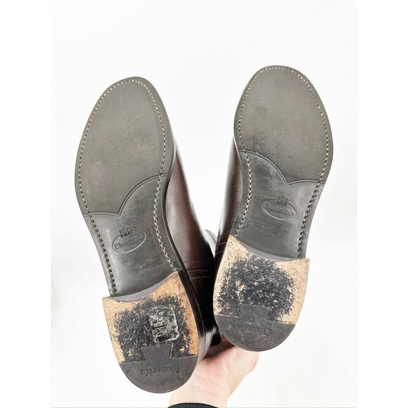 CHURCH'S Michelle Leather Boots In Brown 36.5 - Picture 2 of 12